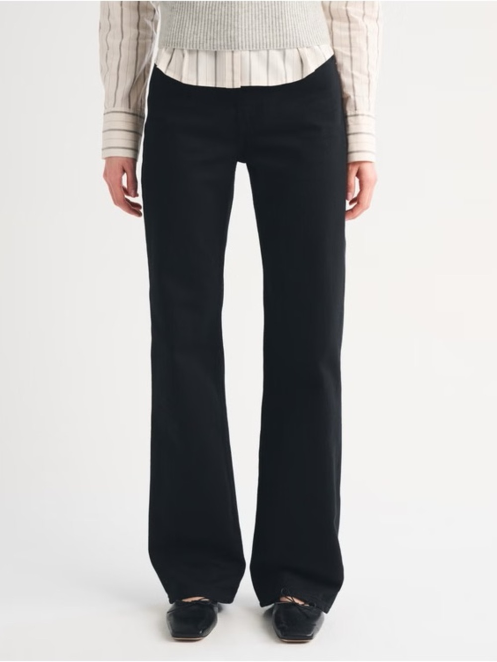 Abercrombie & Fitch High Rise 90s Relaxed Size 26 Regular in Black
